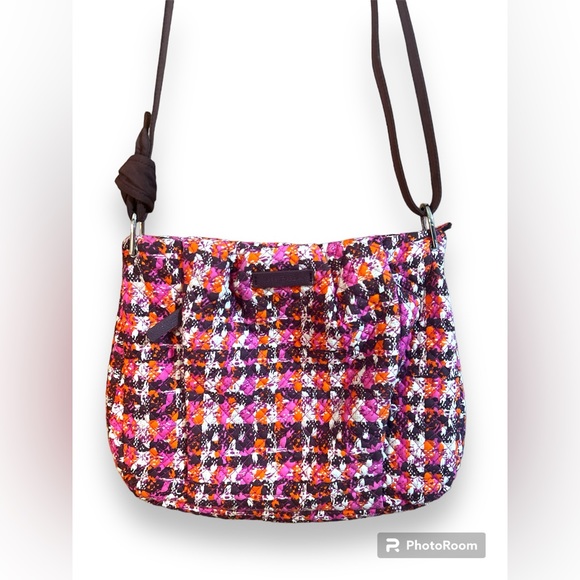 Vera Bradley Handbags - ‼️SOLD‼️NWOT Vera Bradley Hadley Crossbody, Houndstooth Tweed